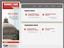 Tablet Screenshot of hishamgabr.com